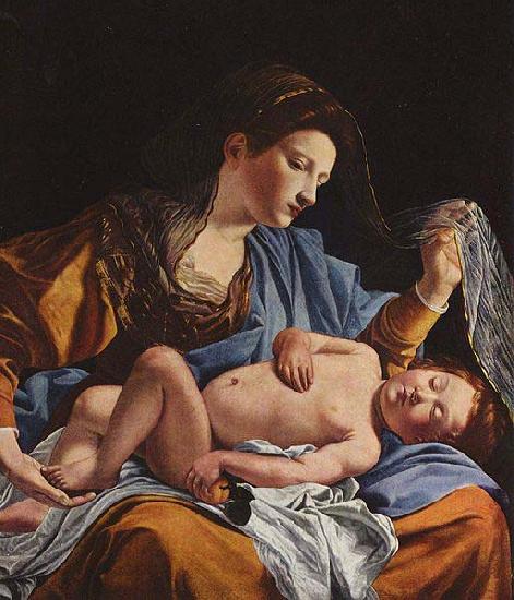 Orazio Gentileschi Madonna with Child by Orazio Gentileschi.